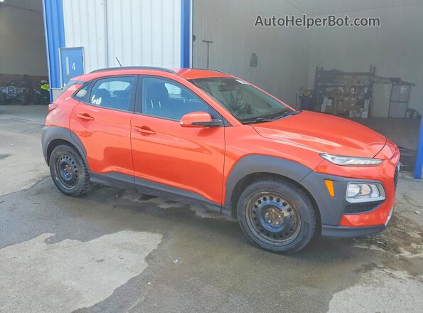 KM8K2CAA8LU450466 2020 HYUNDAI KONA Orange Передня права чверть