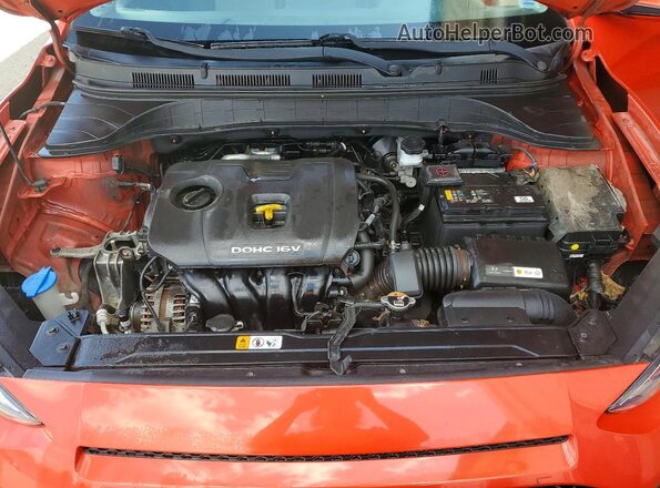KM8K2CAA8LU450466 2020 HYUNDAI KONA Orange Вид підкапотного простору