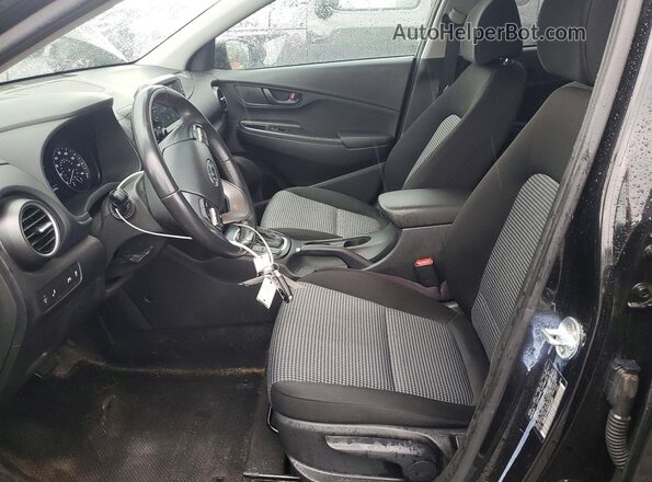 KM8K2CAA8MU614297 2021 HYUNDAI KONA Black Front interior view