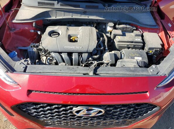 KM8K2CAA8MU727506 2021 HYUNDAI KONA Red Widok komory silnika