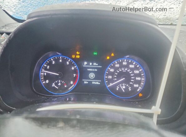 KM8K2CAA9LU479295 2020 HYUNDAI KONA Blue Սարքավորումների վահանակի տեսք