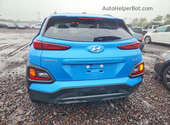 KM8K2CAA9LU479295 2020 HYUNDAI KONA Blue Հետևի տեսք