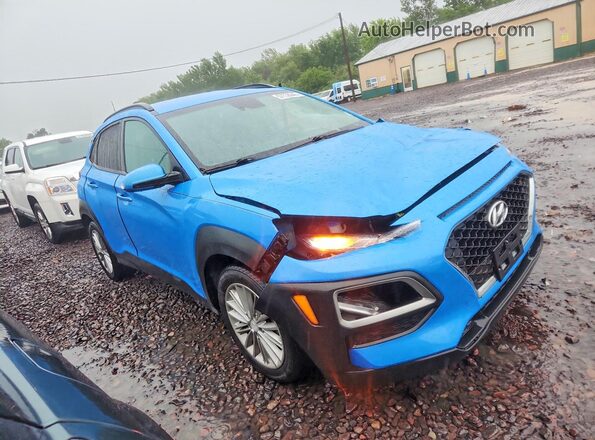 KM8K2CAA9LU479295 2020 HYUNDAI KONA Blue Առջևի աջ