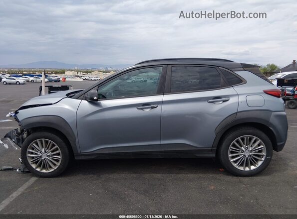 KM8K2CAAXJU120955 2018 HYUNDAI KONA Light Blue Vista interior de 360 grados