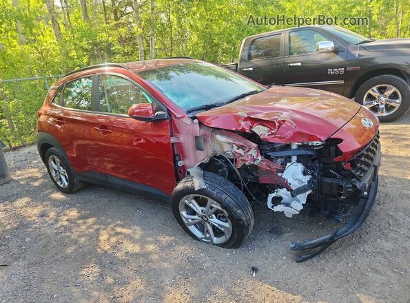 KM8K2CAB0PU933383 2023 HYUNDAI KONA Красный Передняя правая четверть
