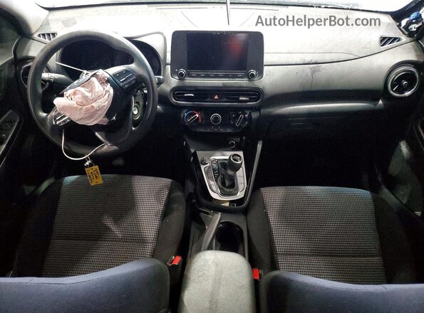 KM8K2CAB3PU990225 2023 HYUNDAI KONA Black Dashboard view