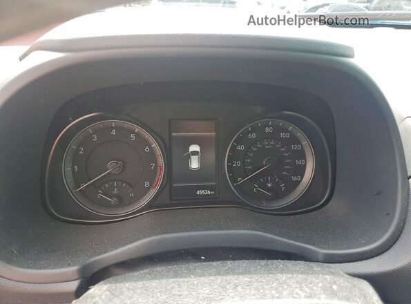 KM8K2CAB4NU841271 2022 HYUNDAI KONA Blue ხელსაწყოთა პანელის ხედი