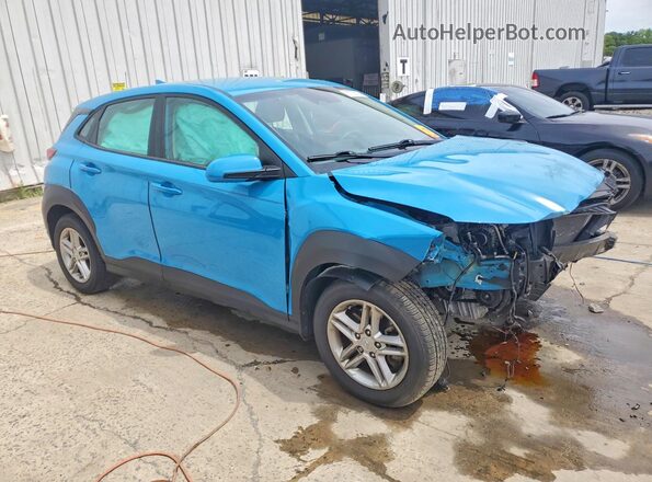 KM8K2CAB4NU841271 2022 HYUNDAI KONA Blue წინა მარჯვენა