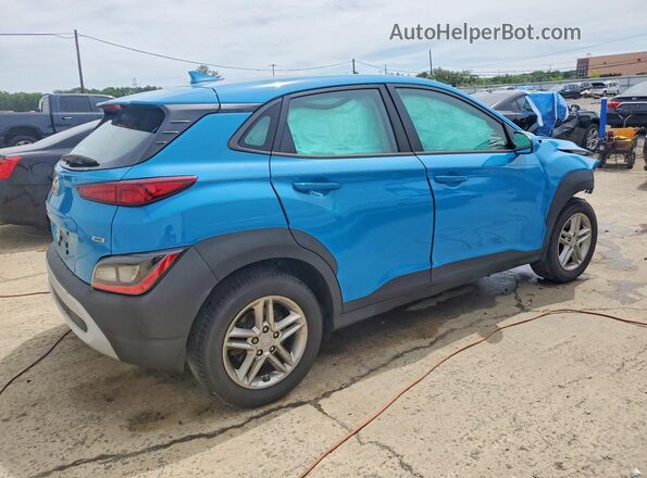 KM8K2CAB4NU841271 2022 HYUNDAI KONA Blue უკანა მარჯვენა
