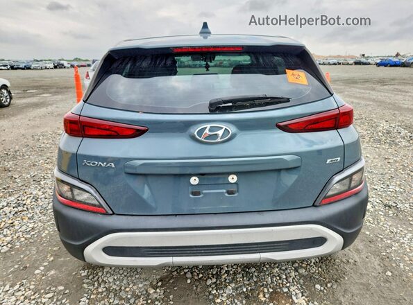 KM8K2CAB5NU858113 2022 HYUNDAI KONA Gray უკანა ხედი