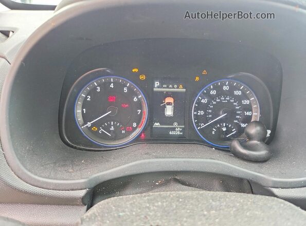 KM8K2CAB5NU858113 2022 HYUNDAI KONA Gray ხელსაწყოთა პანელის ხედი