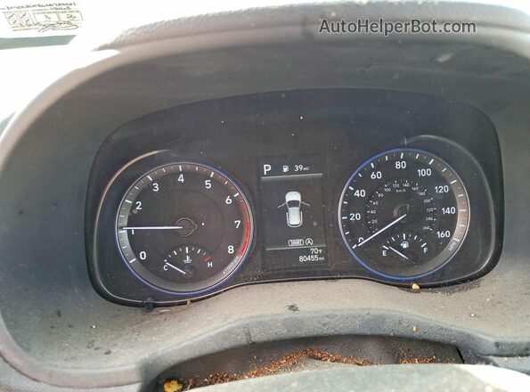 KM8K2CAB6NU759901 2022 HYUNDAI KONA Red Widok zestawu wskaźników