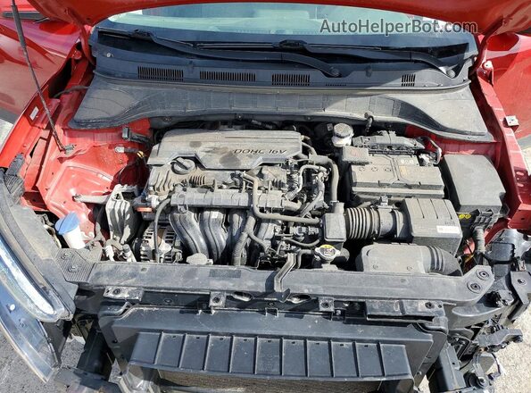 KM8K2CAB6NU759901 2022 HYUNDAI KONA Red Widok wnętrza z tyłu