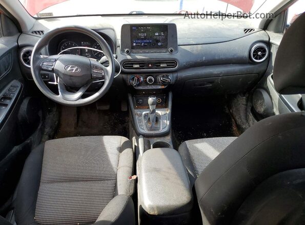 KM8K2CAB6NU759901 2022 HYUNDAI KONA Red Widok deski rozdzielczej