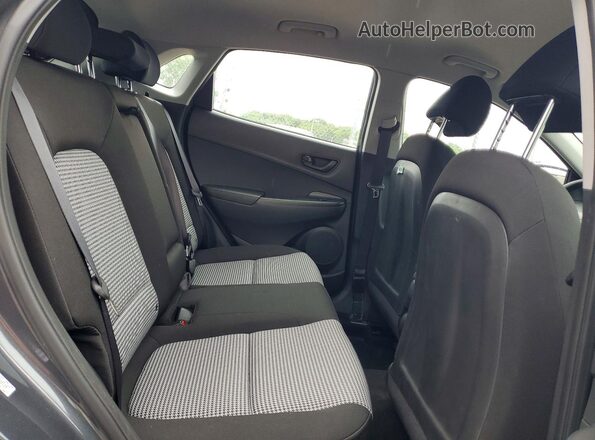 KM8K2CAB6NU820129 2022 HYUNDAI KONA Gray Widok wnętrza z tyłu