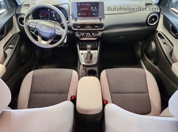 KM8K2CAB6NU863188 2022 HYUNDAI KONA Gray წინა პანელის ხედი