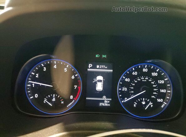 KM8K2CAB7PU977283 2023 HYUNDAI KONA Teal Вид щитка приладів
