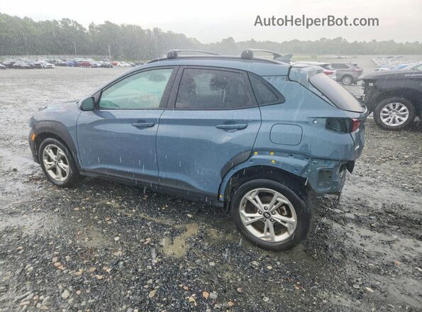 KM8K32AB0NU762610 2022 HYUNDAI KONA Turquoise Հետևի ձախ