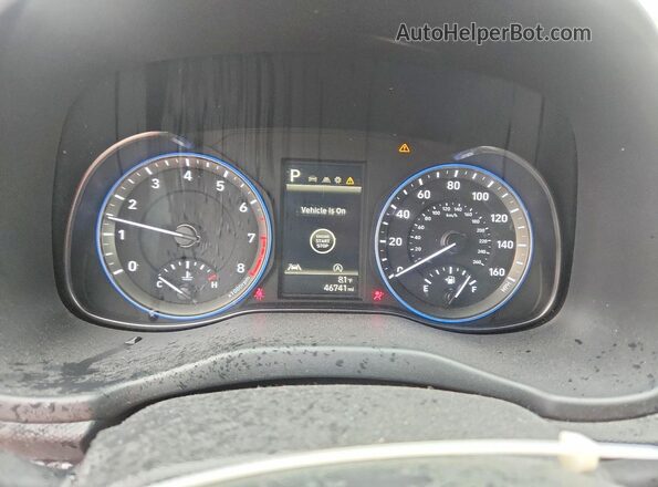 KM8K32AB0NU762610 2022 HYUNDAI KONA Turquoise Սարքավորումների վահանակի տեսք