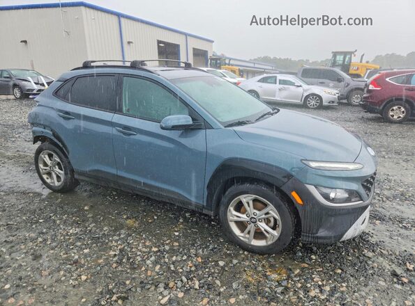 KM8K32AB0NU762610 2022 HYUNDAI KONA Turquoise Առջևի աջ