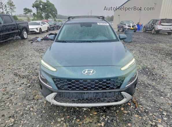 KM8K32AB0NU762610 2022 HYUNDAI KONA Turquoise Դիմացի տեսք