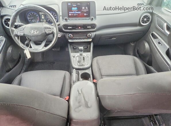 KM8K32AB0NU762610 2022 HYUNDAI KONA Turquoise Առջևի վահանակի տեսք