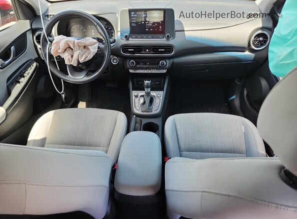 KM8K32AB0NU870547 2022 HYUNDAI KONA Красный Вид панели приборов