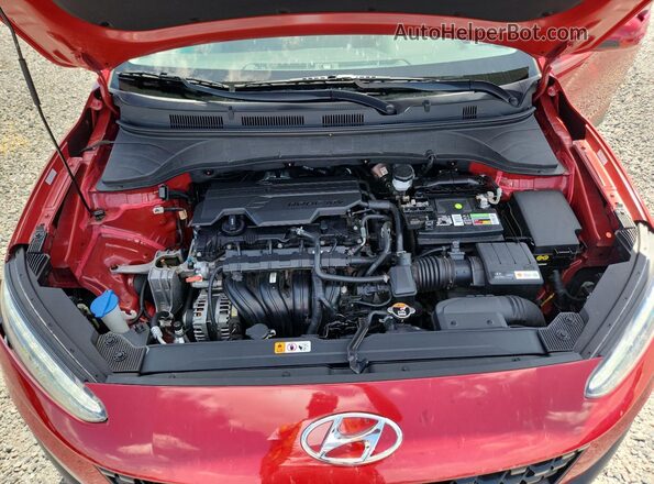 KM8K32AB0NU870547 2022 HYUNDAI KONA Красный Вид подкапотного пространства