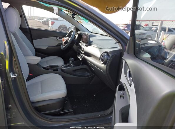 KM8K32AB6PU996172 2023 HYUNDAI KONA Gray წინა სალონის ხედი