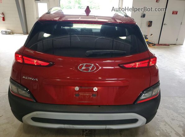 KM8K32AB7NU848335 2022 HYUNDAI KONA Red Vista trasera