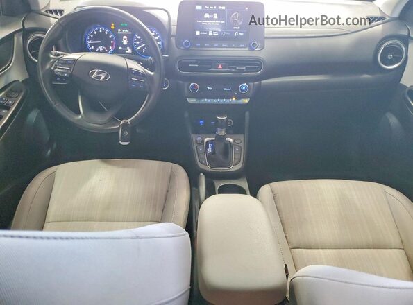 KM8K32AB7NU848335 2022 HYUNDAI KONA Red Vista del salpicadero