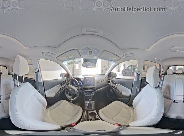 KM8K32AB7NU848335 2022 HYUNDAI KONA Red Vista interior de 360 grados