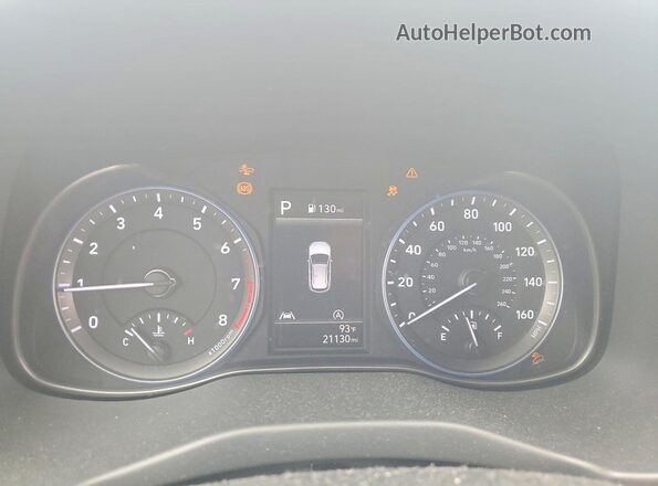 KM8K32AB7PU060030 2023 HYUNDAI KONA Black Instrument cluster view