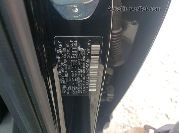 KM8K32AB7PU060030 2023 HYUNDAI KONA Black VIN sticker view