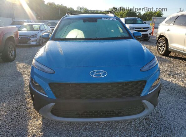 KM8K32AB9NU769183 2022 HYUNDAI KONA Blue Դիմացի տեսք