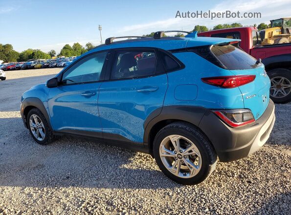 KM8K32AB9NU769183 2022 HYUNDAI KONA Blue Հետևի ձախ