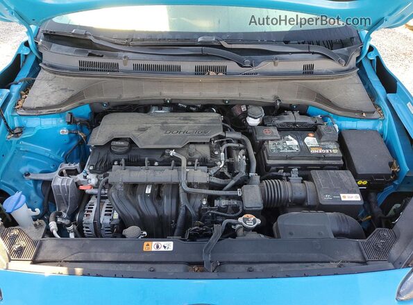 KM8K32AB9NU769183 2022 HYUNDAI KONA Blue Սալոնի հետևի տեսք