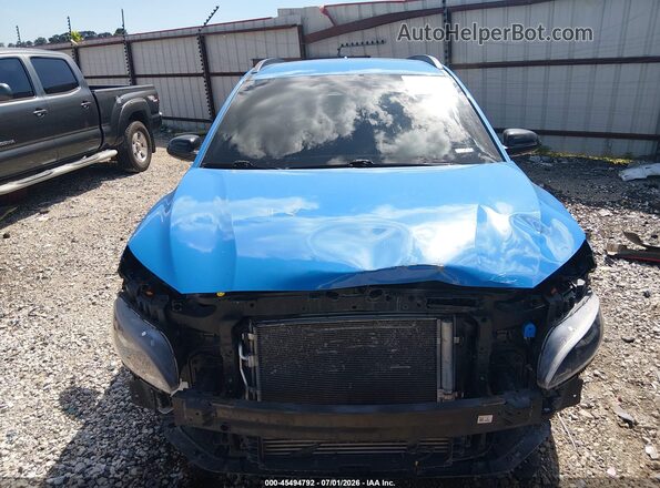KM8K33A30NU923116 2022 HYUNDAI KONA Blue Widok zestawu wskaźników