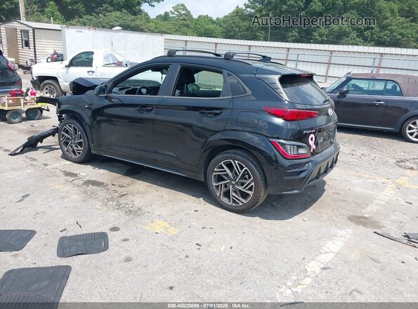 KM8K33A31NU908091 2022 HYUNDAI KONA Black Հետևի ձախ