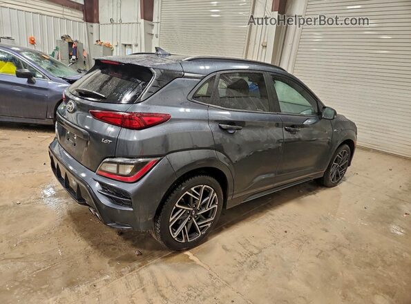 KM8K33A35NU870140 2022 HYUNDAI KONA Gray Հետևի աջ