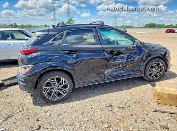KM8K33A36NU820170 2022 HYUNDAI KONA Black Rear right