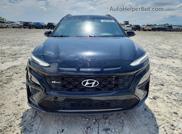 KM8K33A39PU992003 2023 HYUNDAI KONA Black Widok z przodu