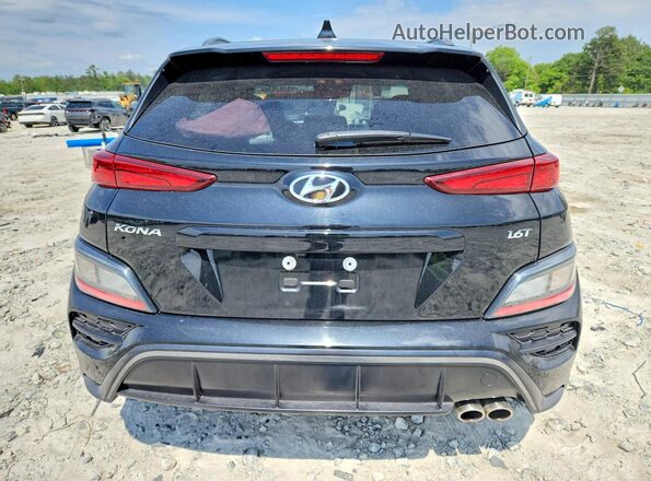 KM8K33A39PU992003 2023 HYUNDAI KONA Black Widok z tyłu
