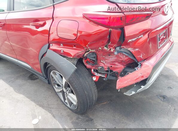 KM8K33A52LU543497 2020 HYUNDAI KONA Maroon Front view
