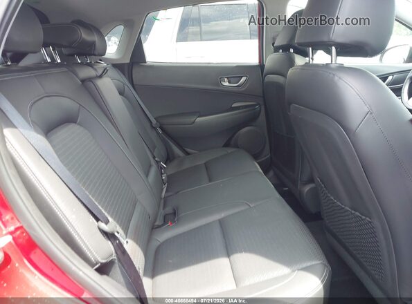 KM8K33A52LU543497 2020 HYUNDAI KONA Maroon VIN sticker view