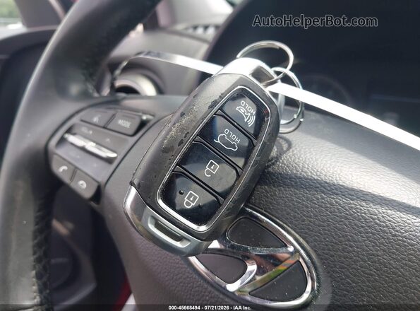 KM8K33A52LU543497 2020 HYUNDAI KONA Maroon Dashboard view