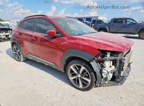 KM8K33A53JU080797 2018 HYUNDAI KONA Red Առջևի աջ