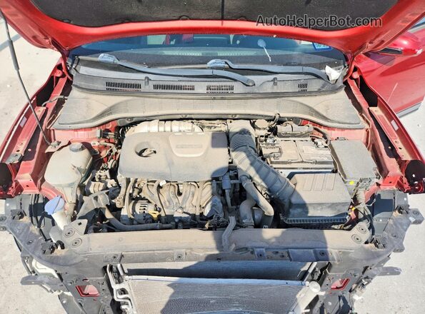KM8K33A53JU080797 2018 HYUNDAI KONA Red Շարժիչի բաժամունքի տեսք