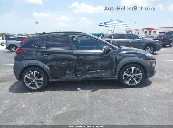 KM8K33A53MU667988 2021 HYUNDAI KONA Black Вид задньої частини салону