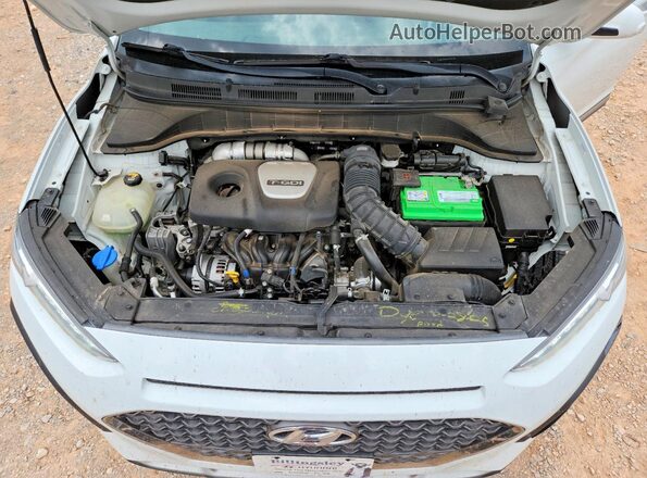 KM8K33A55KU223489 2019 HYUNDAI KONA White Շարժիչի բաժամունքի տեսք
